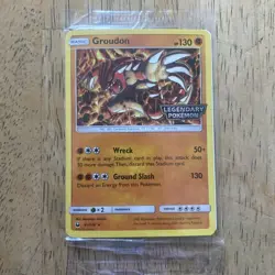 Pokemon Groudon 81/168 Holo SEALED - Legendary Pokemon Stamp GameStop Promo - Image 1