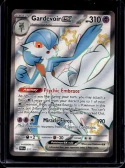2024 Pokemon Paldean Fates Gardevoir ex #217/091 - Image 1