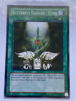 Yu-Gi-Oh Butterfly Dagger - Elma LCYW-EN136 Common Unlimited Edition NM - Image 1