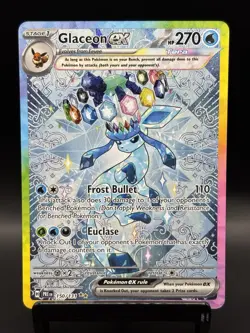 Pokemon Glaceon EX Special Illustration Rare Holo 150/131 Prismatic Evo SIR - Image 1