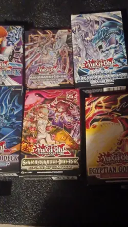 Konami Yu-Gi-Oh! Structure Deck Lot 6 Blue-Eyes Traptrix Egyptian God 25th - Image 2