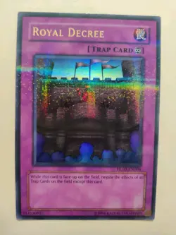 Yu-Gi-Oh! Royal Decree HL03-EN006 Ultra Rare Parallel Rare LP - Image 1