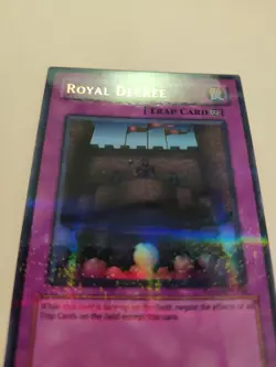 Yu-Gi-Oh! Royal Decree HL03-EN006 Ultra Rare Parallel Rare LP - Image 2
