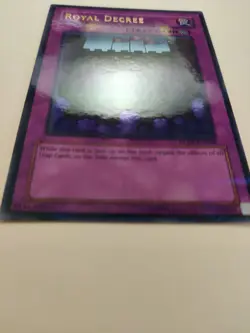 Yu-Gi-Oh! Royal Decree HL03-EN006 Ultra Rare Parallel Rare LP - Image 3
