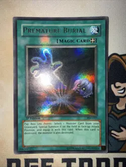 Premature Burial - PSV-037 - Ultra Rare - 1st Edition - Yugioh VLP - Image 2