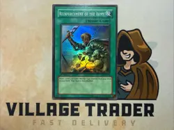 Reinforcement of the Army - LOD-028 - Super Rare - 1st Edition - Yugioh LP - Image 1