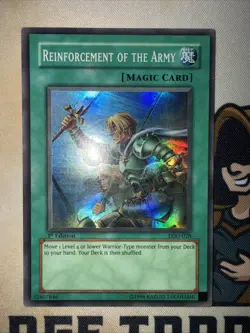 Reinforcement of the Army - LOD-028 - Super Rare - 1st Edition - Yugioh LP - Image 2