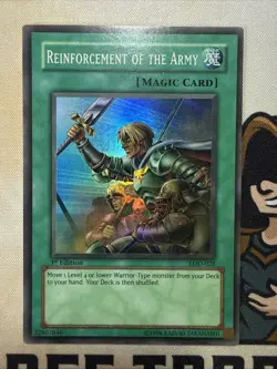 Reinforcement of the Army - LOD-028 - Super Rare - 1st Edition - Yugioh LP - Image 3