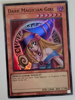 YUGIOH DARK MAGICIAN GIRL SPELLCASTER ASIA ENGLISH EDITION SDID-AE002 SUPER RARE - Image 1