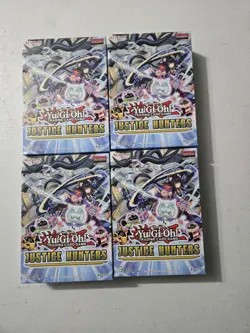 Yu-Gi-Oh Justice Hunters Booster Box 2025 TCG Lot Of 4 - Image 1