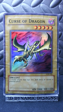 | Yugioh Curse of Dragon LOB-066 Super The Legend Of Blue Eyes White DMG 🔥 | - Image 1