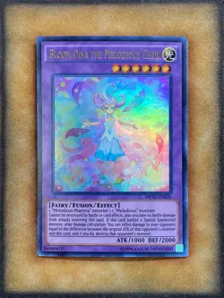 Yugioh Bloom Diva the Melodious Choir MP16-EN020 Ultra Rare LP - Image 1