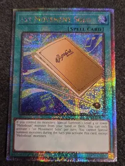 Yugioh 1st Movement Solo MP24-EN038 Quarter Century Rare 1st Ed LP - Image 1