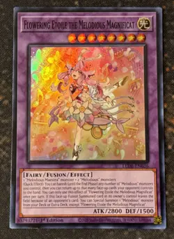 YU-GI-OH! Flowering Etoile The Melodious Magnificat LEDE-EN036 Super Rare - LP - Image 1