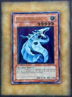 Yugioh Cyber Dragon CRV-EN015 Ultimate Rare 1st Ed VLP - Image 1