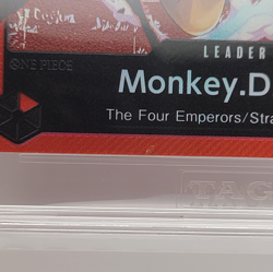 2025 One Piece CCG - Monkey D. Luffy #ST21-001 Holo Leader - TAG 10 GEM MINT Eng - Image 5