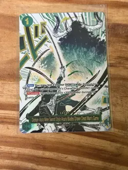 One Piece CCG Demon Aura Nine Sword Style Asura Blades Event OP12-037 Straw Hat… - Image 1