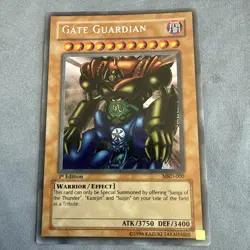 Yu-Gi-Oh Gate Guardian MRD-000 Metal Raiders 1st Edition Secret Rare AE 2002 - Image 1