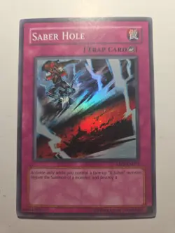 Saber Hole Super Rare LP ABPF-EN073 Yu-Gi-Oh! Unlimited - Image 1