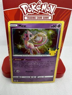 Mew HOLO Foil rare #11/25 - CELEBRATIONS Pokemon TCG 2021 - Image 1