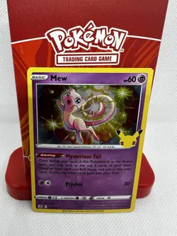 Mew HOLO Foil rare #11/25 - CELEBRATIONS Pokemon TCG 2021 - Image 2