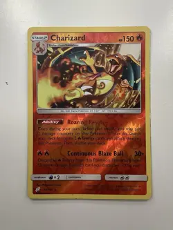 2019 POKEMON SUN & MOON TEAM UP #14/181 CHARIZARD HOLO - Image 1