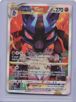 Lucario VSTAR SWSH291 Holo Promo Sword & Shield Promo Pokemon Near Mint - Image 1