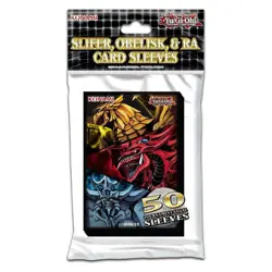 Slifer, Obelisk, & Ra Card Sleeves (50ct) Sealed YGO SEALED Yu-Gi-Oh! Sealed Acc - Image 1
