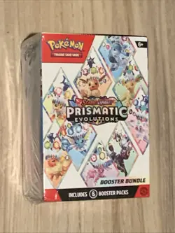 Pokemon TCG Prismatic Evolutions Booster Bundle Factory Sealed - Image 1