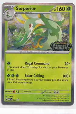 NEW Serperior PreRelease Promo (MEP 064) Pokemon Perfect Order - TCG [NM] - Image 1