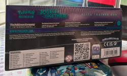 Pokemon SV Journey Together ETB Elite Trainer Box Ripped with Acrylic Case - Image 2