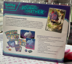 Pokemon SV Journey Together ETB Elite Trainer Box Ripped with Acrylic Case - Image 5