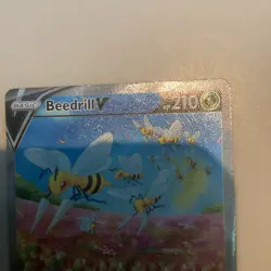 Pokemon TCG Holo BEEDRILL V 161/189 ALTERNATE F Art (Astral Radiance) ULTRA RARE - Image 3