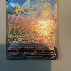 Pokemon TCG Holo BEEDRILL V 161/189 ALTERNATE F Art (Astral Radiance) ULTRA RARE - Image 4
