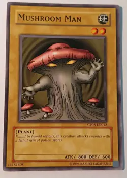 Mushroom Man [CP08-EN012] Champion Pack Unlimited Edition Very Light Play YuGiOh - Image 1