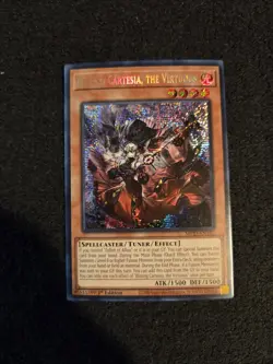 Yugioh Blazing Cartesia, The Virtuous MP23-EN162 1st Prismatic Secret Rare NM - Image 1