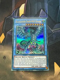 GERMAN YUGIOH Blue-Eyes Chaos Max Dragon DUPO-EN048 Ultra Rare NM - Image 1