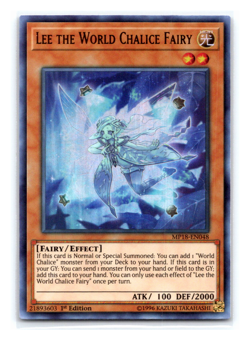 Lee the World Chalice Fairy - MP18-EN048 - Ultra Rare - 1st Edition - Yugioh - Image 1