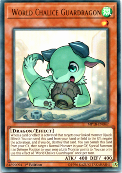 World Chalice Guardragon - MP18-EN047 - Ultra Rare - 1st Edition Yugioh - Image 1