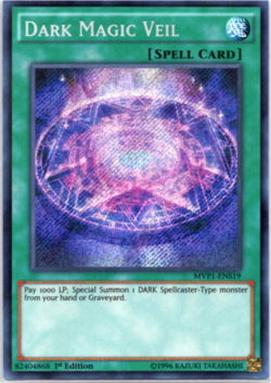 Dark Magic Veil - MVP1-ENS19 - Secret Rare - 1st Edition - Yugioh - Image 1
