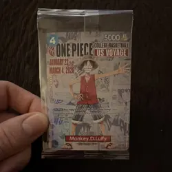 Bandai Namco Monkey.D.Luffy Promo US Voyage One Piece Card Game Card 1000 - Image 1