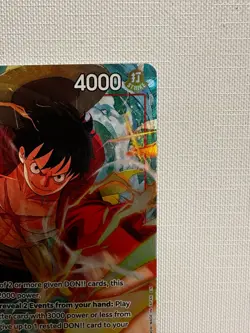 One Piece TCG Monkey D. Luffy English ALT Art Op12-015 - Image 2