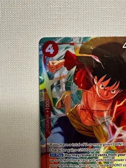 One Piece TCG Monkey D. Luffy English ALT Art Op12-015 - Image 3