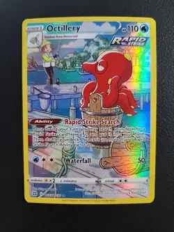Octillery - TG03/TG30 - SWSH09 Brilliant Stars Trainer Gallery Pokemon Card - NM - Image 1