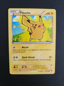 Pikachu - 42/146 - 2014 XY Base Set Pokemon Card - LP - Image 1