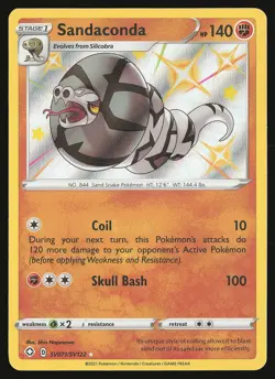 Shining Fates: Shiny Vault Sandaconda #SV071/SV122 Shiny Holo Rare Pokemon Card - Image 1