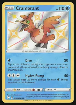 Shining Fates: Shiny Vault Cramorant #SV030/SV122 Pokemon Card - Image 1
