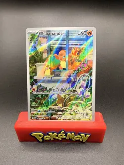 Pokemon TCG Obsidian Flames Charmander Scarlet and Violet Promo Card 044 NM-e - Image 1