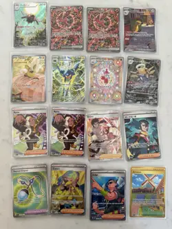 Pokemon Illustration Full Art TCG trading Card Game Lot 16 Cards PACK FRESH NM - Image 1