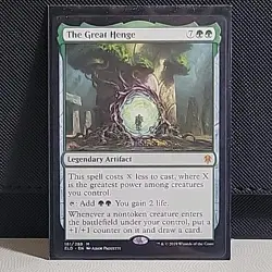 MTG Throne of Eldraine the Great Henge Card 161/269 NM Condition - Image 1
